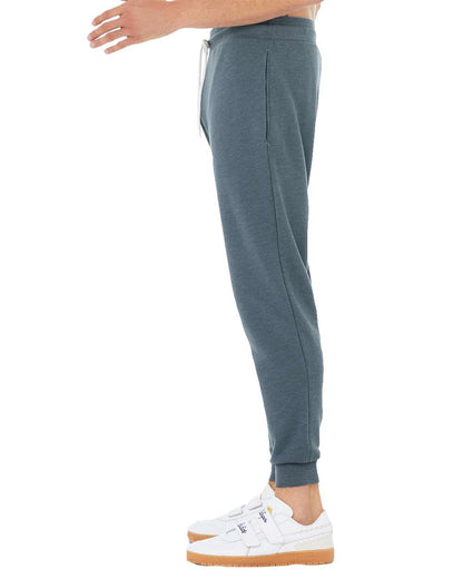 BELLA + CANVAS Sponge Fleece Jogger Sweatpants 3727 #color_Heather Slate