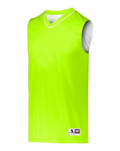 Augusta Sportswear Youth Reversible Two Color Jersey 153 #color_Lime/ White