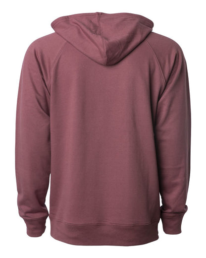 Independent Trading Co. Icon Lightweight Loopback Terry Hooded Sweatshirt SS1000 #color_Port