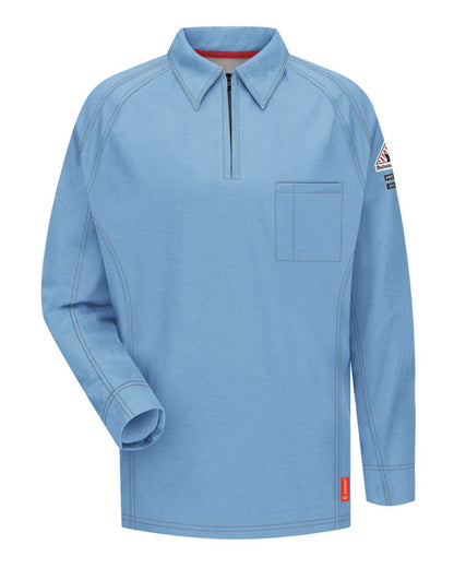 Bulwark Long Sleeve Polo QT12 #color_Blue