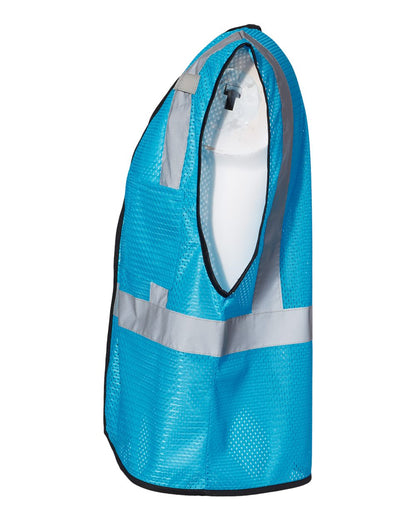 Kishigo Unisex EV Series® Enhanced Visibility Non-ANSI Vest B120-131 #color_Electric Blue - B130