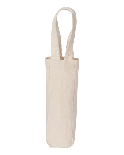Liberty Bags Single Bottle Wine Tote 1725 #color_Natural