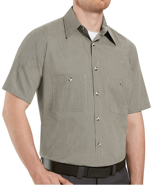 Red Kap Men's Tall Premium Short Sleeve Work Shirt SP20T