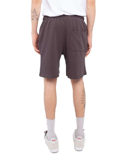 Shaka Wear Men's Garment-Dyed Fleece Shorts SHGFS #colormdl_Shadow