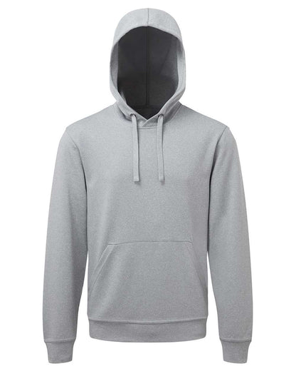 TriDri Unisex Spun Dyed Hooded Sweatshirt TD448 #color_Grey Melange