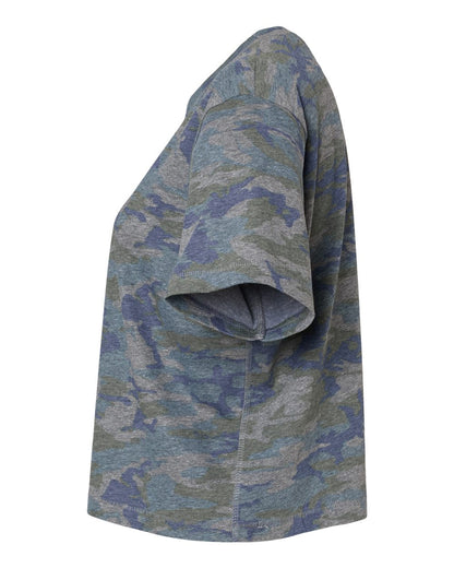 LAT Women's Boxy Tee 3518 #color_Vintage Camo