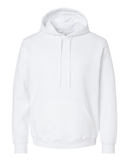 JERZEES Unisex Eco™ Premium Blend Ring-Spun Hooded Sweatshirt 700MR #color_White