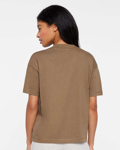 LAT Relaxed Crew Tee 3520 #colormdl_Coyote Brown