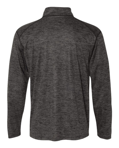 Badger Tonal Blend Quarter-Zip Pullover 4172 #color_Black Tonal Blend