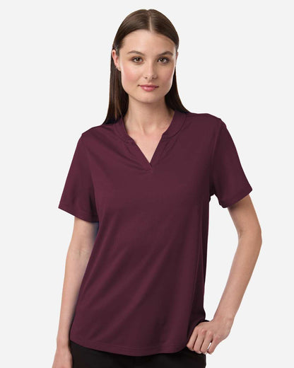 CORE365 Women's Nova Performance Pique Polo CE108W #colormdl_Burgundy