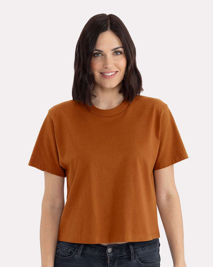 Next Level Women's Heavyweight Boxy T-Shirt 7610 #colormdl_Clay