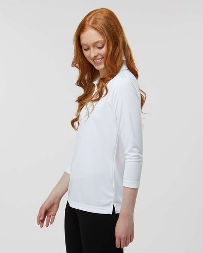 Paragon Women's Lady Palm Three-Quarter Sleeve Polo 120 #colormdl_White