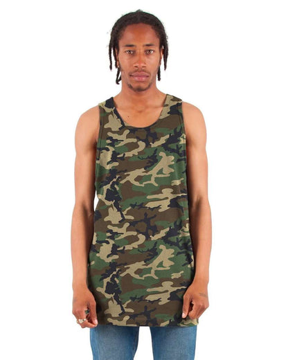 Shaka Wear Unisex Active Tank SHTANK #colormdl_Camo Green