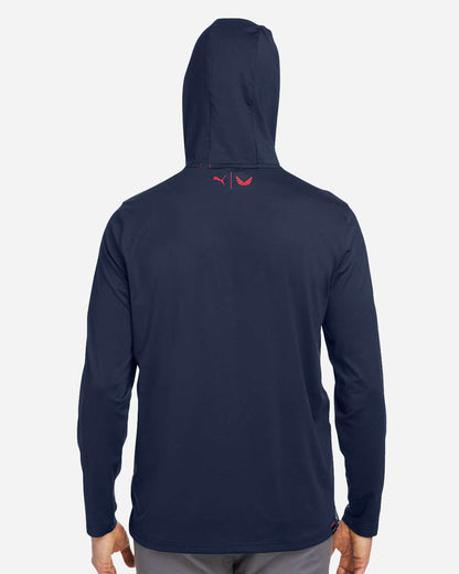Puma Golf Men's Volition Patriotic Hooded Pullover 537474 #colormdl_Navy Blazer