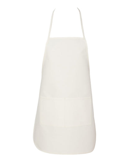 Liberty Bags Long Butcher Block Apron 5505 #color_Natural