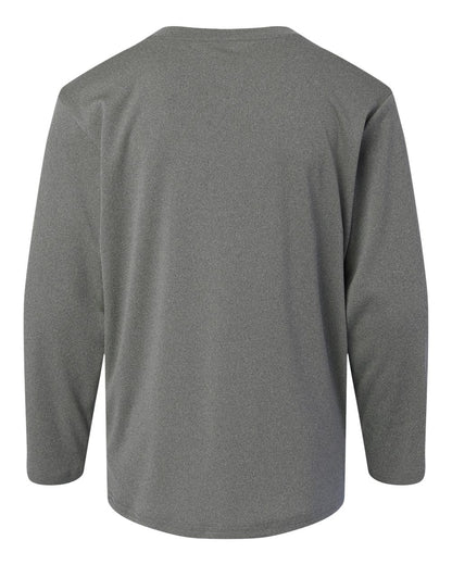 AllPro Youth Pro-Lock Performance Long Sleeve T-Shirt 48400Y #color_Heather Granite