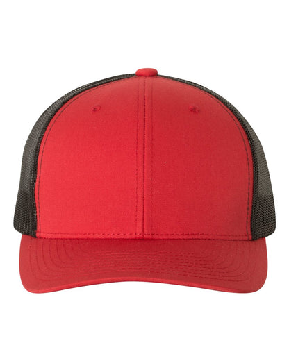 YP Classics Retro Trucker Cap 6606 #color_Red/ Black