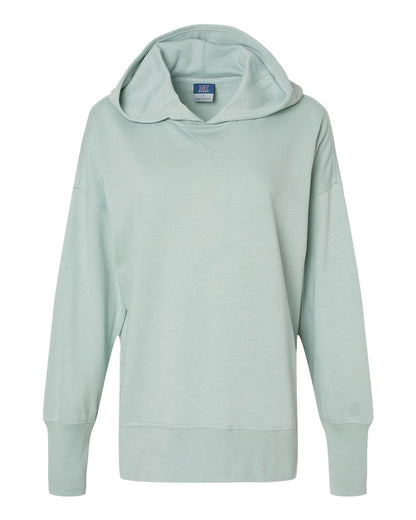 MV Sport Women's French Terry Hooded Sweatshirt W23720 #color_Greenstone