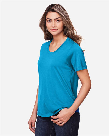 CORE365 Women's Fusion ChromaSoft™ Performance T-Shirt CE111W #colormdl_Electric Blue