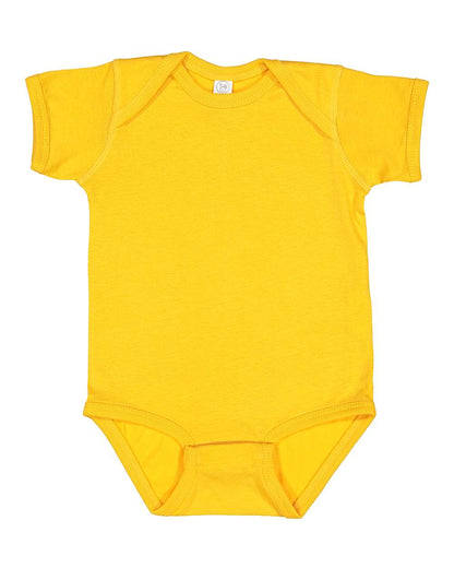 Rabbit Skins Infant Fine Jersey Bodysuit 4424 #color_Gold