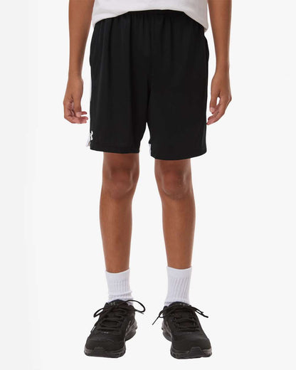 Under Armour Youth Tech Vent Athletic Shorts 6000589 #colormdl_Black/ White