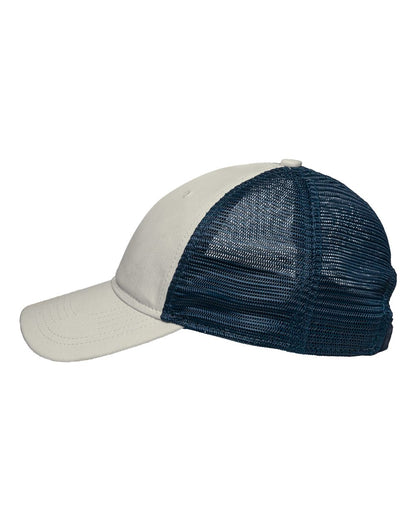 Sportsman Mesh Dad Hat Fit SP1750 #color_Stone/ Navy