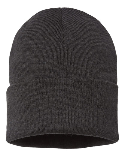 Atlantis Headwear Sustainable Beanie PURE #color_Black