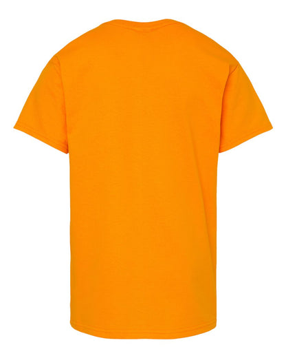 Hanes Essential-T Youth T-Shirt 5480 #color_Tennessee Orange