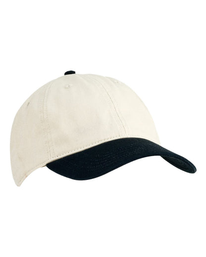 econscious Eco Baseball Cap EC7000 #color_Oyster/ Black