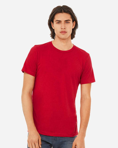 BELLA + CANVAS Triblend Tee 3413 #colormdl_Solid Red Triblend