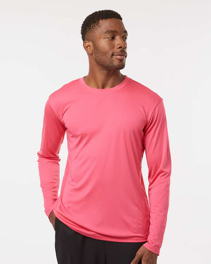 AllPro Unisex Pro-Lock Performance Long Sleeve T-Shirt 48400 #colormdl_Bright Pink