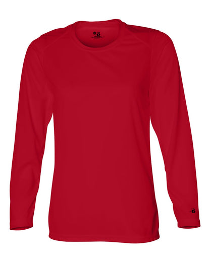 Badger Women's B-Core Long Sleeve T-Shirt 4164 #color_Red