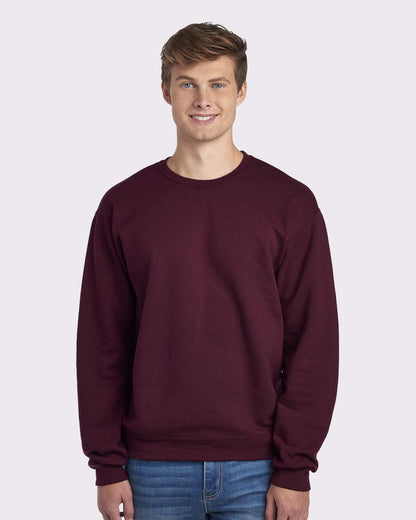 JERZEES Unisex NuBlend® Crewneck Sweatshirt 562MR #colormdl_Maroon