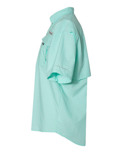 Columbia Men's PFG Bahama™ II Short Sleeve Shirt 212464 #color_Gulf Stream