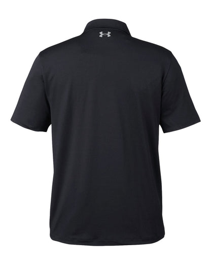 Under Armour Men's Performance 3.0 Golf Polo 1377374 #color_Black/ PTC Grey