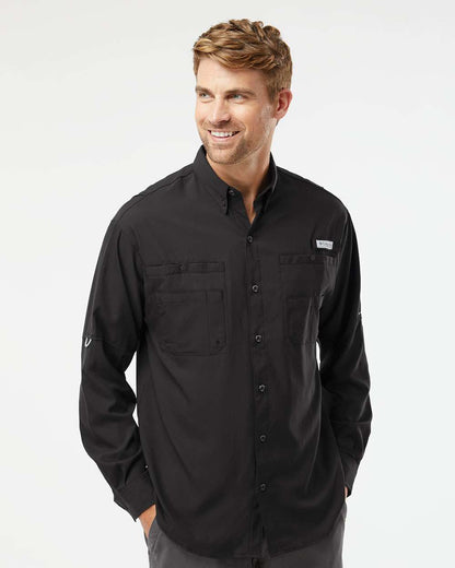 Columbia PFG Tamiami™ II Long Sleeve Shirt 212467 #colormdl_Black