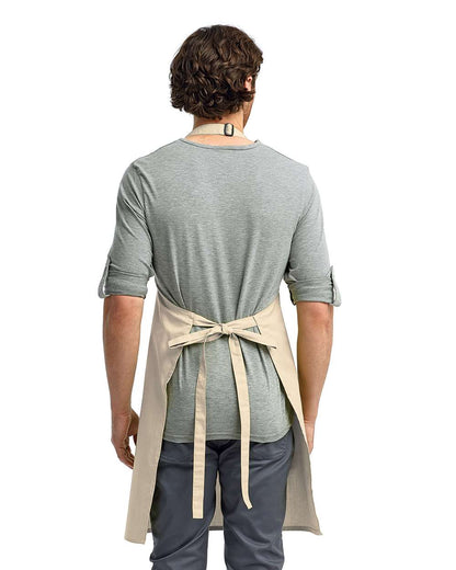 Artisan Collection by Reprime Recycled Bib Apron RP150 #colormdl_Natural