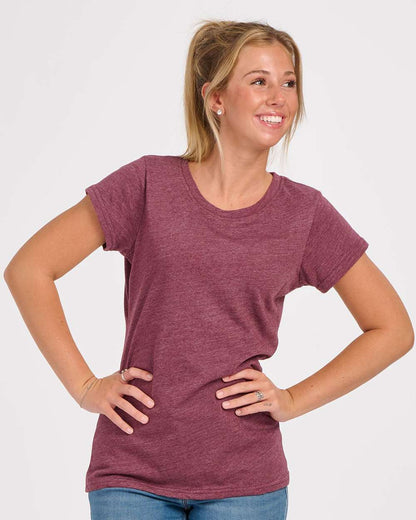 Boxercraft Women's Tri-Blend T-Shirt BW2101 #colormdl_Maroon Heather