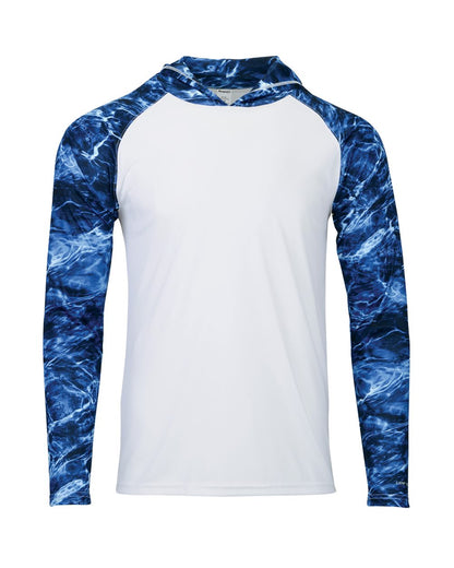 Paragon Men's Biloxi Performance Colorblocked Hooded Sweatshirt 241 #color_Marlin