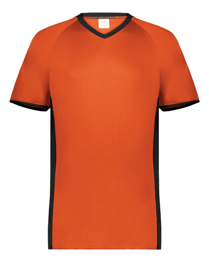 Augusta Sportswear Cutter V-Neck Jersey 6907 #color_Orange/ Black