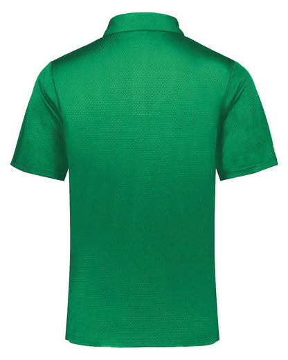 Holloway Men's Dry-Excel™ Prism Bold Polo 222576 #color_Kelly/ White