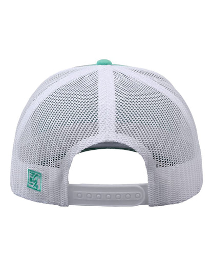 The Game Everyday Trucker Cap GB452E #color_Oasis Green/ White