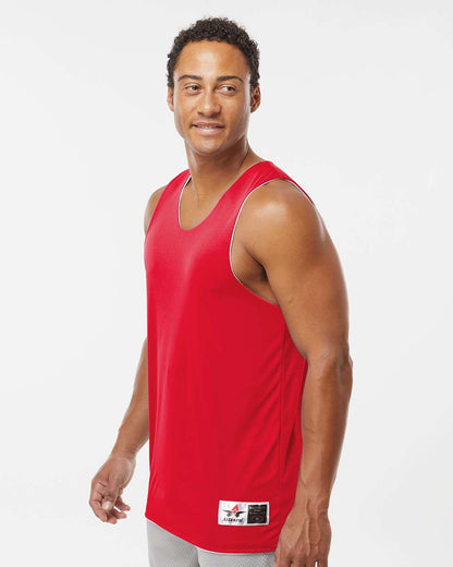 Alleson Athletic Reversible Tank 506CR #colormdl_Red/ White