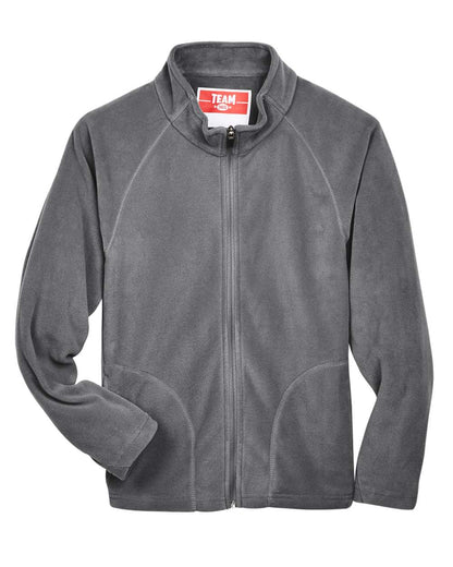 Team 365 Youth Campus Microfleece Jacket TT90Y #color_Sport Graphite