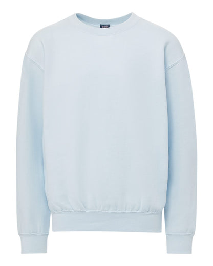 MV Sport Youth Buddy Crewneck Sweatshirt 23154Y #color_Arctic Blue