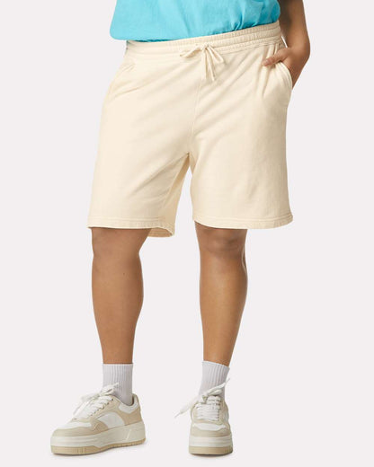 Comfort Colors Garment-Dyed Lightweight Fleece Sweat Shorts 1468 #colormdl_Ivory