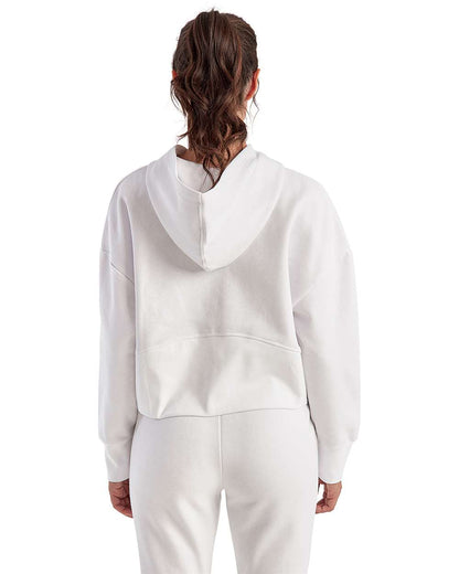 TriDri Women's Alice Half-Zip Hooded Sweatshirt TD077 #colormdl_White