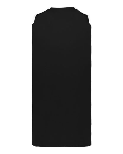 Alleson Athletic Women's Retro Basketball Jersey A55000 #color_Black/ Black/ White