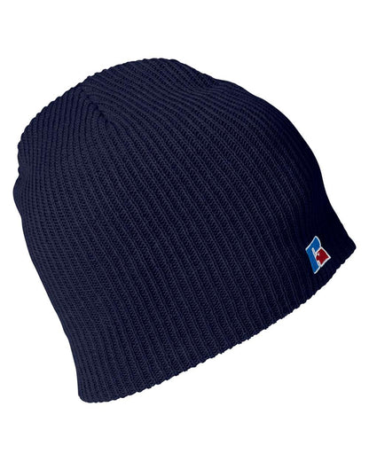 Russell Athletic Core R Patch Beanie UB89UHB #color_Navy