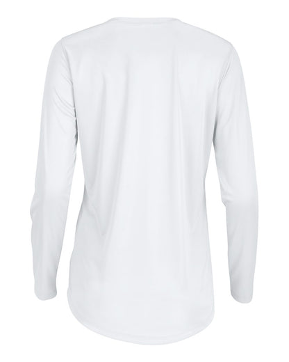 Paragon Women's Long Islander Performance Long Sleeve T-Shirt 214 #color_White